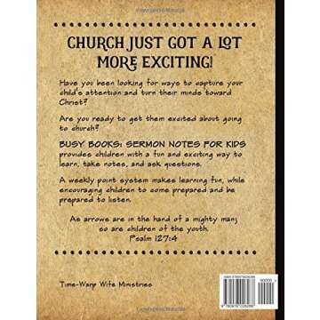 Busy Books: Engaging Sermon Notes for Kids