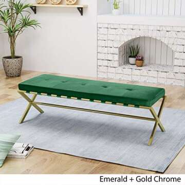 Glamorous Christopher Knight Home Ella Cushioned Bench