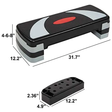 Fitvids Step Aerobic Platform with Adjustable Height