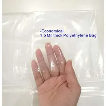 ComfortHome Mattress Bag for Moving and Storage, Twin and Full Size, 2 Pack Clear