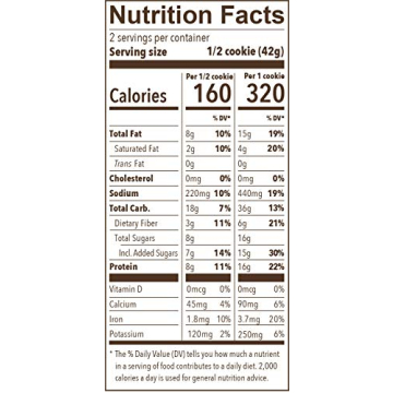 Munk Pack Double Dark Chocolate Protein Cookie Vegan Gluten-Free