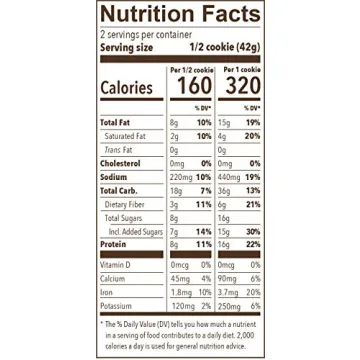 Munk Pack Double Dark Chocolate Protein Cookie Vegan Gluten-Free