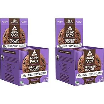 Munk Pack Double Dark Chocolate Protein Cookie Vegan Gluten-Free