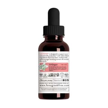 Legendairy Milk Lactivist Drops, Breastfeeding Supplement to Increase Breast Milk Supply, Organic Torbangun for Lactation, Made in USA, Alcohol Free, 4 Fl Oz