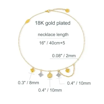 Callalove Charm Necklace - Luxurious 18K Gold Jewelry
