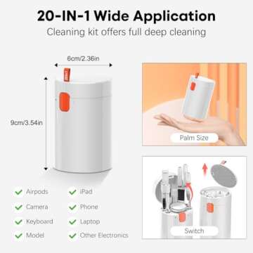 QINGLER 20 in 1 Laptop Phone Screen Cleaner Kit