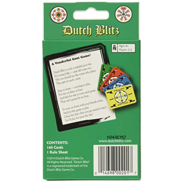 Dutch Blitz Card Game Combo for Family Fun and Games