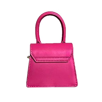 Chic Dark Pink Mini Clutch Purse Crossbody Bag
