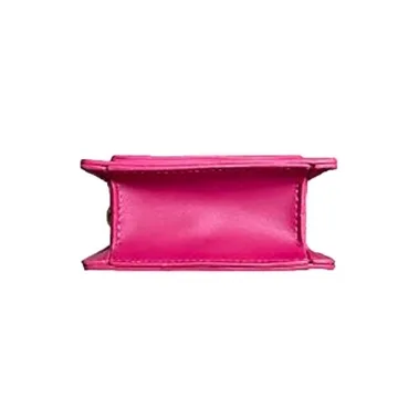 Chic Dark Pink Mini Clutch Purse Crossbody Bag