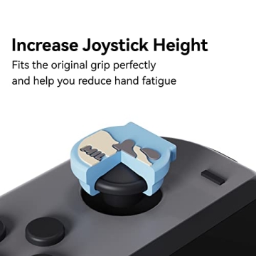 GeekShare Dairy Cow Thumb Grip Caps for Switch Consoles