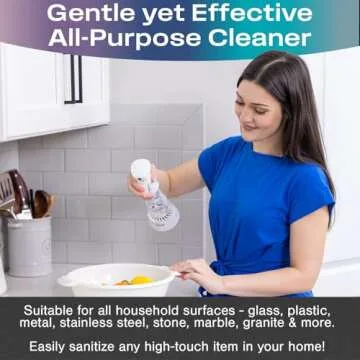 Echo Clean Hypochlorous Acid Generator - All-Purpose Household Cleaning - Makes Electrolyzed Water - Natural Disinfectant Spray Bottle - Hypochlorous Acid Cleaner, Portable HOCl & NACl Generator