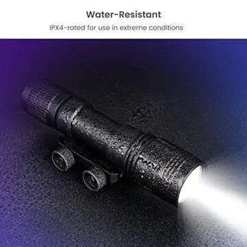 Feyachi FL14 Mlok Flashlight 1200 Lumen Flashlight with mLok Rail Mount for Outdoor and Pressure Switch Included