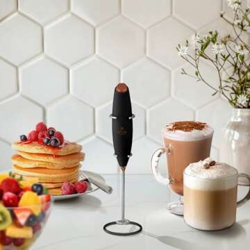 Zulay Powerful Milk Frother - Perfect for Coffee and Matcha