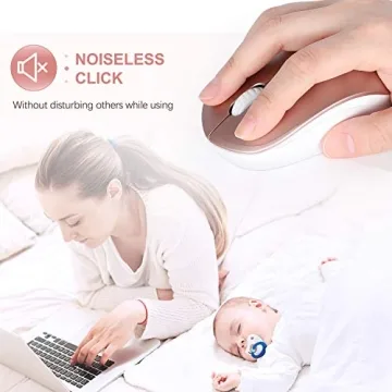 Stylish seenda Wireless Noiseless Mouse for Comfortable Use