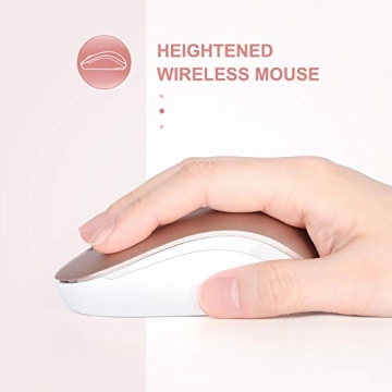 Stylish seenda Wireless Noiseless Mouse for Comfortable Use