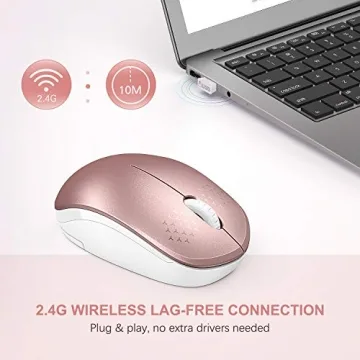 Stylish seenda Wireless Noiseless Mouse for Comfortable Use