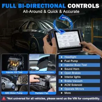 VD70 Bi-Directional OBD2 Scanner for Comprehensive Diagnostics