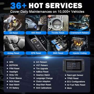 VDIAGTOOL Bidirectional Scan Tool, 2025 Scanner for Car, OBD2 Scanner Diagnostic Tool, Full System Scan, FCA AutoAuth, All System Diagnostic, CAN FD & DoIP, 3-Year Update (VD70)