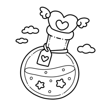 Easy Cute Coloring Book for All Ages Fun Activity