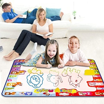 KIZZYEA Water Doodle Mat for Kids 2-5 Years Creative Fun