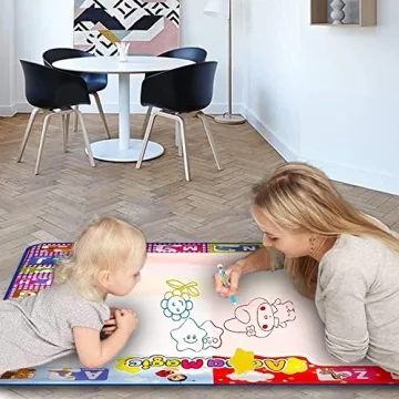 KIZZYEA Water Doodle Mat for Kids 2-5 Years Creative Fun