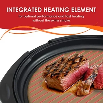 Elite Gourmet EMG-980BSC Indoor Electric Grill for All Ages