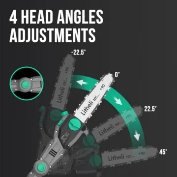 Litheli Cordless Pole Saw - 40V Powerful Tree Trimmer