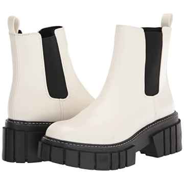 Madden Girl Women's Pheobee White Fashion Boots for Style