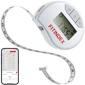 Smart Fitindex Body Measuring Tape, Bluetooth Enabled for Fitness Tracking