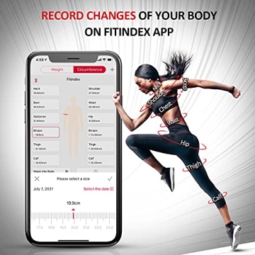 FITINDEX Smart Body Measuring Tape for Easy Body Measurements