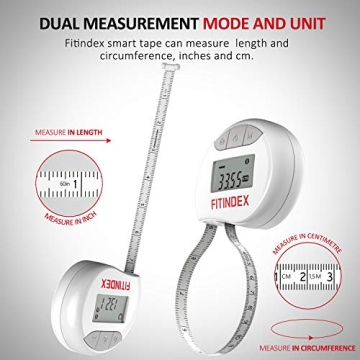 FITINDEX Smart Body Measuring Tape for Easy Body Measurements