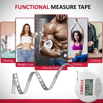 FITINDEX Smart Body Measuring Tape for Easy Body Measurements