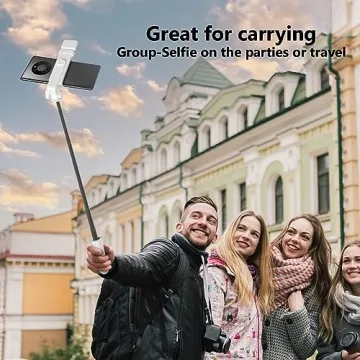40 in Selfie Stick Tripod with Remote & Light for Phones