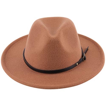 Jastore Classic Kids Fedora Hat with Bowknot for Ages 5-10