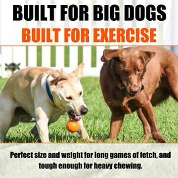 Monster K9 Dog Toys - Ultra Durable Solid Ball