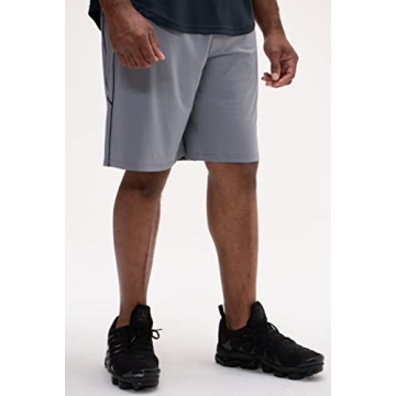 DEVOPS Men's 2-Pack Loose-Fit Workout Gym Shorts with Pockets