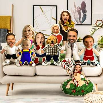 Personalized Kid's Photo Pillow - Cute & Soft Plush Gift