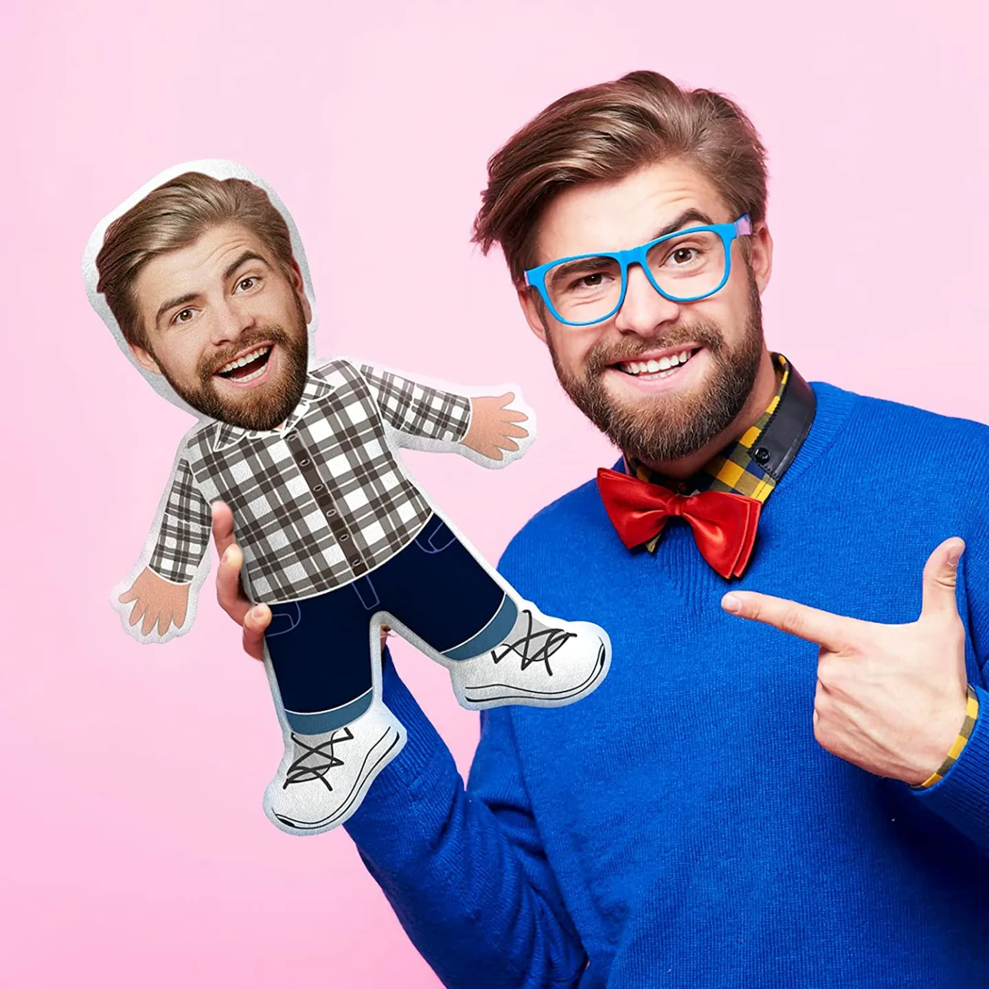 Personalized Kid's Photo Pillow - Cute & Soft Plush Gift