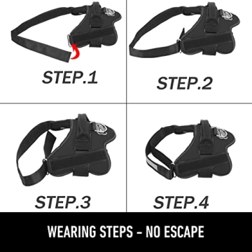 Bolux No-Pull Dog Harness for Small Breeds - Adjustable Fit