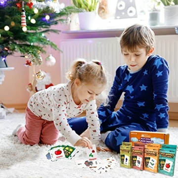 144 Toddler Flash Cards for ABCs, Numbers, Colors & Shapes