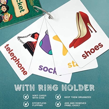 144 Toddler Flash Cards for ABCs, Numbers, Colors & Shapes