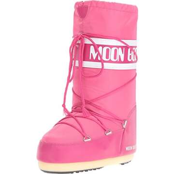 Moon Boot Nylon Bouganvilla EU 35-38 (US Men's 3-6.5, US Women's 4-7.5) Medium