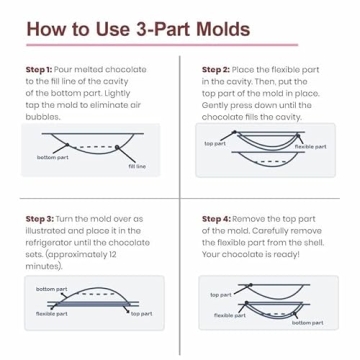Chocolate Bomb Making Mold 70mm - Perfect for Hot Cocoa
