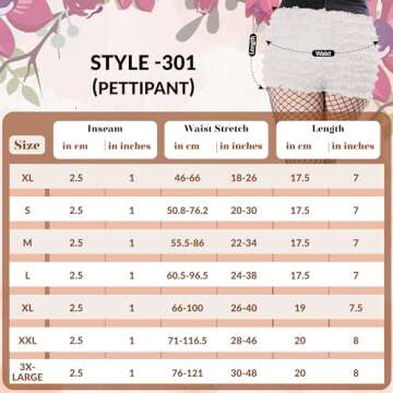 BellaSous Malco Modes White Ruffled Bloomers for Women | Halloween Costumes | Shorts & Ruffle Bloomers Pettipants | Comfortable & Stylish Halloween Underpants Outfits for Women