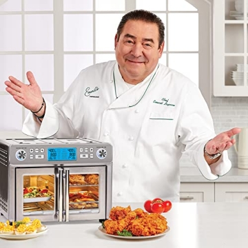 Emeril Lagasse Dual Zone 360 Air Fryer Oven Combo for Quick Meals