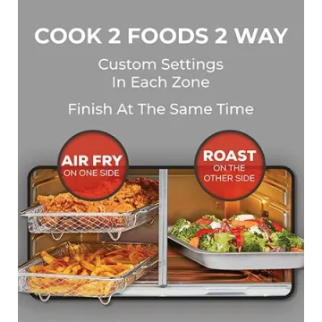 Emeril Lagasse Dual Zone 360 Air Fryer Oven Combo for Quick Meals