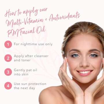 100% PURE Multi-Vitamin + Antioxidants PM Facial Oil, Anti-Aging Skin Care, Night Facial Oil, Anti-Wrinkle, Natural Face Moisturizer w/Retinol, Vitamin C, CoQ10-1 Fl Oz
