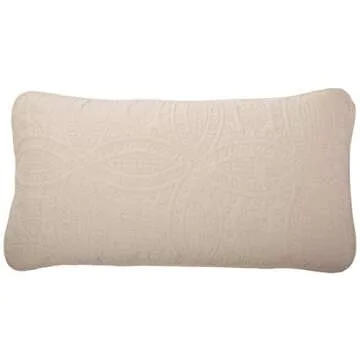 Chezmoi Collection Austin 3-Piece Oversized Bedspread Coverlet Set (King, Ivory)