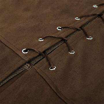 Stylish Renaissance Pirate Vest for Men - Comfortable & Versatile