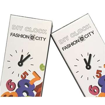 FASHION in THE CITY 3D DIY Wall Clock Creative Design Mirror Surface Wall Decorative Sticker Watches (Black)